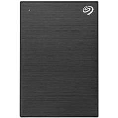 Seagate One Touch 4TB portatīvais ārējais cietais disks, aparatūras šifrēšana ar paroles piekļuvi, dators, piezīmjdators un Mac, USB 3.0, melns, iekļauts 2 gadu glābšanas pakalpojums, modeļa Nr.: STKZ4000400