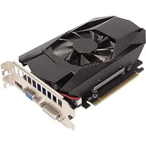 ASHATA HD7670 Gaming Graphics Card, 4GB GDDR5 128 Bit Gaming Graphics Card, PCI Express X16 2.1 Graphics Card, Advanced Cooling, for AMD HD7670 for DirectX 11