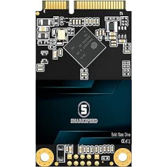 SHARKSPEED mSATA SSD 128GB Mini SATA 3 (6Gb/s) TLC 3D NAND SSD cietais disks iekšējais cietvielu disks piezīmjdatoriem, galddatoriem (128GB, mSATA)