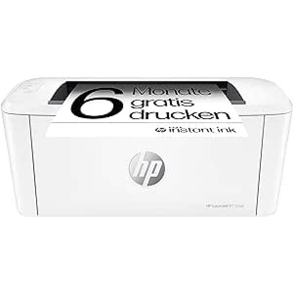 HP LaserJet M110we mono lāzerprinteris, bezvadu melnbalts printeris (HP+ AirPrint), iekļauts 6 izmēģinājuma mēnešu HP Instant Ink