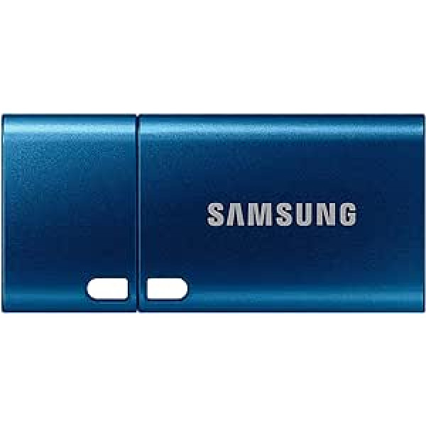 Samsung USB C Flash Drive 256GB 400MB/s Read 110MB/s Write USB 3.1 Flash Drive for Notebooks, Tablets and Smartphones, Blue, MUF-256DA/APC