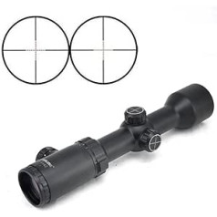 Visionking 1,5-6x42 šautenes tēmēklis 30 mm izgaismots sarkans/zaļš šautenes tēmēklis krāsa melna