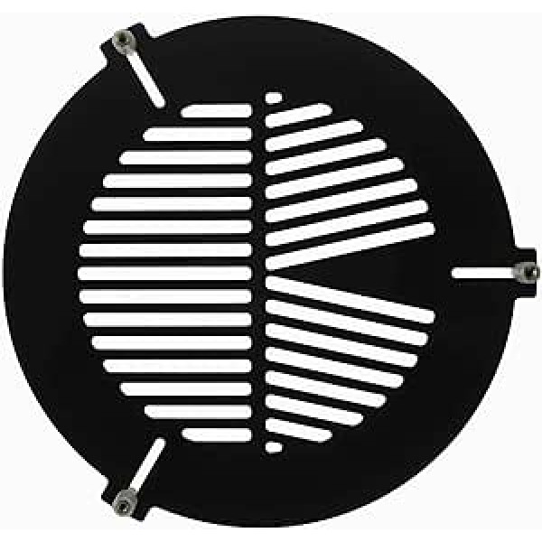 SOLOMARK FM160 mm Bahtinov teleskopiskā maska caurules ārējam diametram (OD) no 175 mm - 220 mm, var uzstādīt ar misiņa skrūvēm vilkšanas caurules iekšpusē vai ārpusē