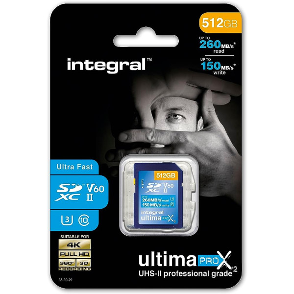 Integral Memory 512GB UHS-II SD Card