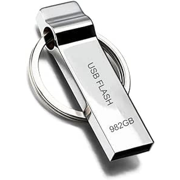 USB zibatmiņas karte USB 3.0 ūdensizturīgs metāla USB zibatmiņas disks ar atslēgu piekariņu klēpjdatora/datora/datora datu glabāšanai