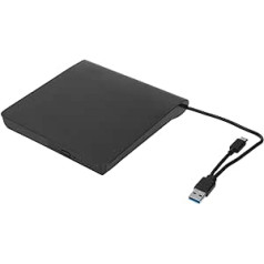 Goshyda ārējais DVD diskdzinis 12,7 mm 9,5 mm SATA DVD-RW diskam, A tipa C tipa USB3.0 USB2.0 5Gbps optiskā klēpjdatora diskdziņa korpuss