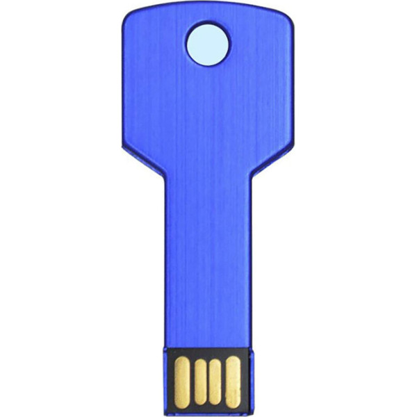 Ellenne Pendrive USB metāla atslēga 32 64 GB 128 GB atslēgu piekariņš āra krātuve, ūdensizturīgs dators klēpjdators piezīmjdators A002 (128 GB, zils)