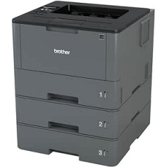 Brother HL L5100DNTT A4 vienkrāsains lāzerprinteris (skenēšana, kopēšana, fakss; 1200 x 1200 dpi, USB, drukas gaisa spilvens, 200 000 lapas)