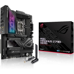 ASUS ROG Maximus Z790 Hero Gaming mātesplates ligzda Intel LGA1700 (ATX, DDR5 atmiņa, 5x M.2, PCIe 5.0, WiFi 6E, Thunderbolt 4, PCIe Slot Q-Release, Aura Sync)