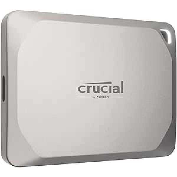 Crucial X9 Pro operētājsistēmai Mac 4 TB ārējais SSD cietais disks, lasīšanas/rakstīšanas ātrums līdz 1050 MB/s, gatavs darbam ar Mac, iekļauts Mylio Photos+, USB-C 3.2 portatīvais cietvielu disks — CT4000X9PROMACSSD9B02