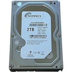 Sonnics 2 TB 8,9 cm (3,5 zolli) SATA Festplatte 7200 U/min Galddators/Überwachungsspeicher Festplatte CCTV Kamera CCTV sistēmas DVR (Generalüberholt)