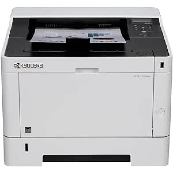 Kyocera Ecosys P2040dn lāzerprinteris: melnbalts, abpusējais bloks, 40 lapas minūtē. Iekļauts mobilās drukas funkcija