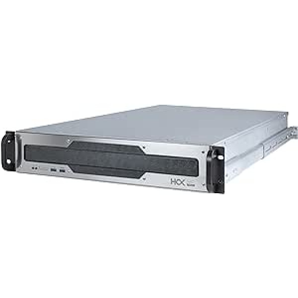 HCX Nexus Series NX265 servera korpuss 2U (2U) 19 collu plauktam, 650 mm dziļums, 9 x 3,5 collu HDD paliktņi, savietojams ar EEB/E-ATX, CEB un ATX