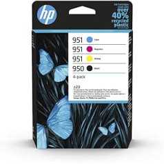 HP 950/951 Multipack (zils/sarkans/dzeltens/melns) oriģinālās printeru kasetnes HP Officejet Pro 276dw, 8600, 8610, 8620, 251dw, 8100