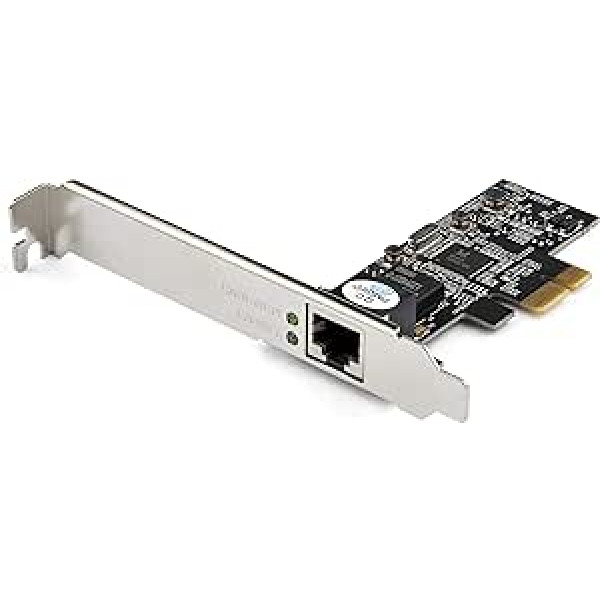 StarTech.com PCI Express tīkla karte (1 ports, 2,5 Gbps 2,5 GBASE-T, PCIe LAN adaptera karte)