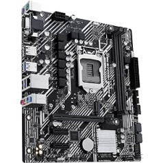 ASUS Prime H510M-E R2.0 Motherboard Socket Intel LGA1200 (Intel H470 Chipset, mATX, DDR4, USB 3.2 Gen 1, M.2, 1GB Ethernet, Aura Sync)