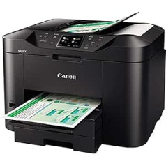 Canon MAXIFY MB2750 daudzfunkciju sistēma Tintenstrahldrucker (DIN A4, Drucken, Scannen, Kopieren, Faxen, 7,5 cm skārienjutīgs ekrāns, Druckauflösung 600x1200 DPI, WLAN, Duplexdruck, 50 Blatt-ADF) schwarz