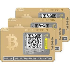 Ballet Real Bitcoin, 24 Carat Cryptocurrency Physical Wallet, For Bitcoin And Other Cryptocurrencies