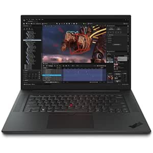 Lenovo ThinkPad P1 Gen 6 21FV - 180° eņģes dizains - Intel Core i9 13900H / 2,6 GHz - vPro Enterprise - Win 11 Pro - RTX 2000 Ada - 32 GB RAM - 1 TB SSD, NVMe, veiktspēja - 40,6 cm (16