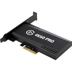 Elgato Game Capture 4K60 Pro MK.2 (4K60 HDR tveršana un caurlaide, PCIe tveršanas karte, īpaši zema latentuma tehnoloģija)