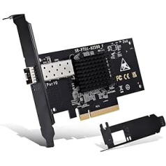 NICGIGA 10Gb SFP PCI-e tīkla karte, Intel 82599(X520-DA1) kontrolieris, 10Gbps Ethernet adapteris, 10Gbe SFP ports, 10G NIC karte, atbalsts Windows/Windows Server/Linux/VMware