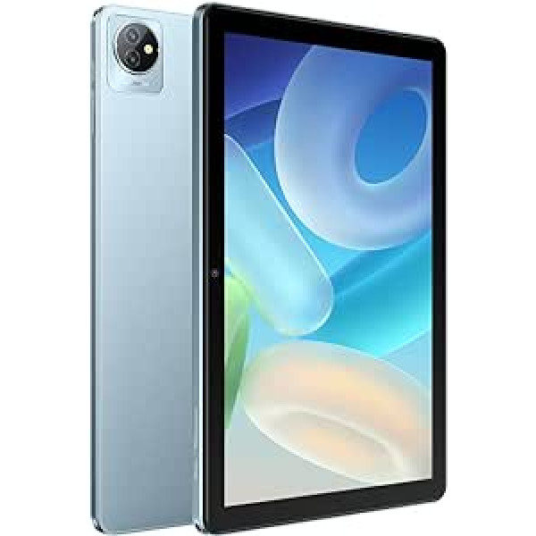 Blackview Tab 8 WiFi, 10,1 collu Android 12 planšetdatora HD+ IPS displejs, četrkodolu 7 GB RAM + 128 GB ROM (1 TB ārējais SD), 6580 mAh akumulators, 13 MP + 5 MP dubultā kamera, C tips Bluetooth, divkāršu skaļrunis, zils