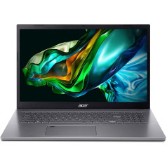 Acer Aspire 5 (A517-53-593A) klēpjdators, 17, 3 FHD displejs, Intel Core i5-1235U, 16 GB RAM, 1 TB SSD, Intel Iris Xe Graphics, Windows 11, QWERTZ tastatūra, pelēka