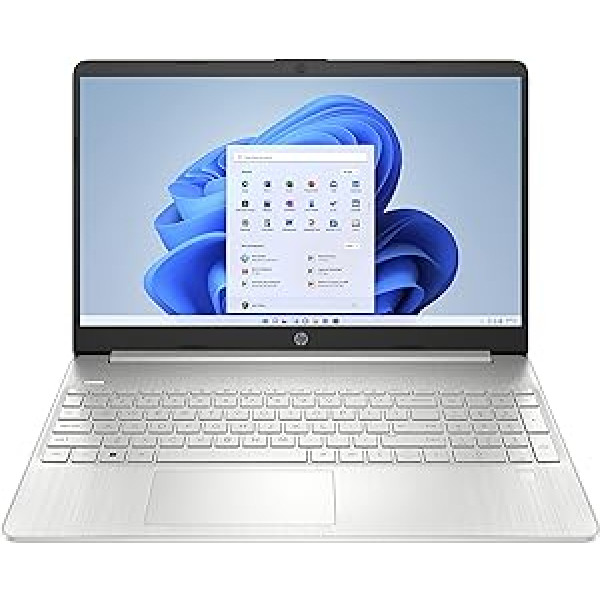 HP klēpjdators | 15,6 collu FHD displejs | AMD Ryzen 7 5825U | 16 GB DDR4 RAM | 1 TB SSD | AMD Radeon grafika | Windows 11 mājas lapa | QWERTZ tastatūra | Sudraba krāsa