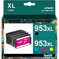 NewLift 953XL Multipack printeru kasetnes, kas saderīgas ar HP 953 XL kasetnēm 953XL Multipack HP Officejet Pro 8710 8715 8740 8720 8718 7730 8728 8719 7740 8728 8719 7740 8728 732 81 ck