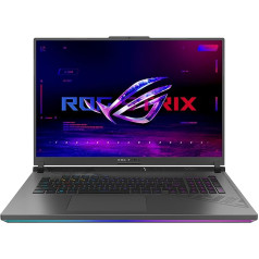 ASUS ROG Strix G18 spēļu klēpjdators | 18 collu FHD+ 165Hz/7ms pretatspīduma IPS displejs | Intel Core i9-13980HX | 32 GB RAM | 1TB SSD | NVIDIA RTX 4060 | Windows 11 | QWERTZ tastatūra | Eclipse Grey