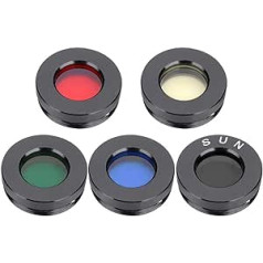 EBTOOLS 0.96 Inch Telescopic Eyepiece Lens Colour Filter for Moon Nebula Planet Sun