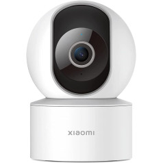 Xiaomi Smart Camera C200, 1080p WiFi kamera iekštelpu kameras novērošana 360° rotējošs mazuļa monitors ar kameru, AI kustības noteikšana, nakts redzamība, divvirzienu audio, mājdzīvnieku kamera ar lietotni