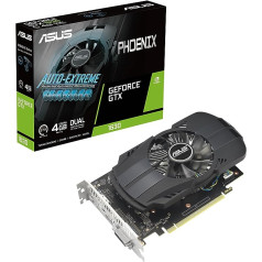 ASUS Phoenix GeForce GTX 1630 4GB GDDR6 EVO Gaming Graphics Card (NVIDIA Turing Architecture, 4GB GDDR6 Memory, PCIe 3.0, 1x HDMI 2.0b, 1x DisplayPort 1.4a, PH-GTX1630-4G-EVO)