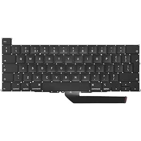 ICTION A2141 tastatūras nomaiņa QWERTY priekš MacBook Pro Retina 16