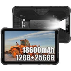 Ulefone Armor PAD 2 Outdoor Tablet Android 13, MTK G99 16GB+256GB Tablet 11.0 Zoll FHD+, 18600mAh 33W Robust planšetdators, 48MP+16MP, 2 Lautsprecher, IP68 Wasserdicht LTEt, 5G4G Table