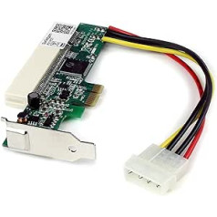 StarTech. com PCI Express interfeisa karte PCI zema profila adaptera kartei — PCIe x1 uz PCI slota adapteris, PEX1PCI1