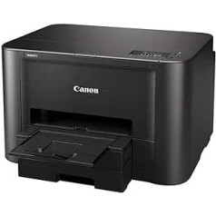 Canon MAXIFY iB4150 Tintenstrahldrucker Drucker Tintenstrahl (600 x 1200 DPI, WLAN, LAN + Cloud Link, Wireless Printing, LC Display, DIN A4, Farbdruck, Canon Print App) schwarz