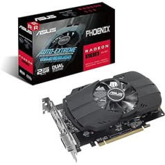 ASUS Phoenix AMD Radeon 550 2G GDDR5 spēļu grafikas karte (2 GB GDDR5 Speicher, PCIe 3.0, 1x HDMI 2.0b, 1x DisplayPort 1.4, 1x DVI-D, PH-550-2G)