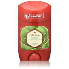 Old Spice Citron Anti-Perspirant and Deodorant Stick for Men, 50 ml, 1 pack of 6 units