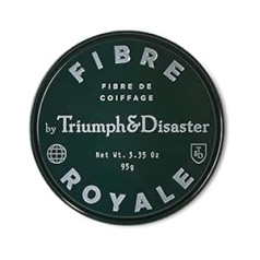 Triumph & Disaster Fiber Royale 95 г Паста для укладки волос Triumph & Disaster Fiber Royale Premium Паста для укладки волос без объема с пчелиным воском, маслом арганы и кав