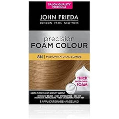 John Frieda Precision Foam Color Permanent Matu Krāsa Numurs 8N Vidēji Blonde