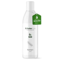 Kräutermax. Rosemary Bath Oil Bath Additive with 100% Essential Oil 1 x 250 ml