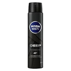 Nivea Men Deep Clean Black Charcoal vīriešu pretsviedru aerosols 250 ml