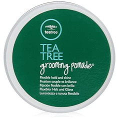 Tea Tree Paul Mitchell Tea Tree Grooming Pomade — паста для укладки волос для придания блеска и объема, идеальна для волнистых или вьющихся волос, салонное каче