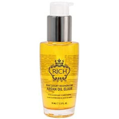 Rich Rejuvenating Argan Oil Elixir, matu eļļa ar hialuronskābi un argana eļļu sausiem un bojātiem matiem (70ml)