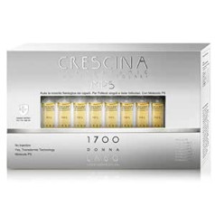 Crescina Labo Crescina, Transfermic MPS Isolale, фолликулярный препарат, RE-GROWTH 1700, против выпадения волос для женщин, 40 ампул