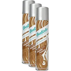 Batiste sausais šampūns skaista brunete ar krāsas pieskārienu brunetēm, svaigi mati visiem matu tipiem, iepakojumā 3 2+1 (3 x 200 ml)