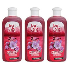 Badusan Bath Additive Bubble Bath Cherry 3 x 500 ml Pack of 3