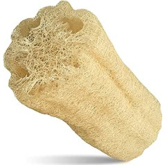 Loofah Moments Lufas Moments Lufas sūklis, jūsu vannas sūklis veselīgam pīlingam, Lufas dabīgais sūklis ādas kopšanai, 100% kompostējams