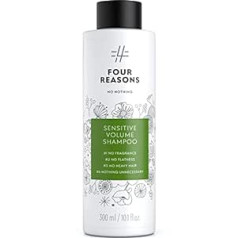 No Nothing Nekas, Sensitive Volume Shampoo - Šampūns bez smaržas - Hipoalerģisks, bez smaržas apjoma šampūns plāniem matiem - Šampūns jutīgai galvas ādai un jutīgai ādai - 10,15 unces